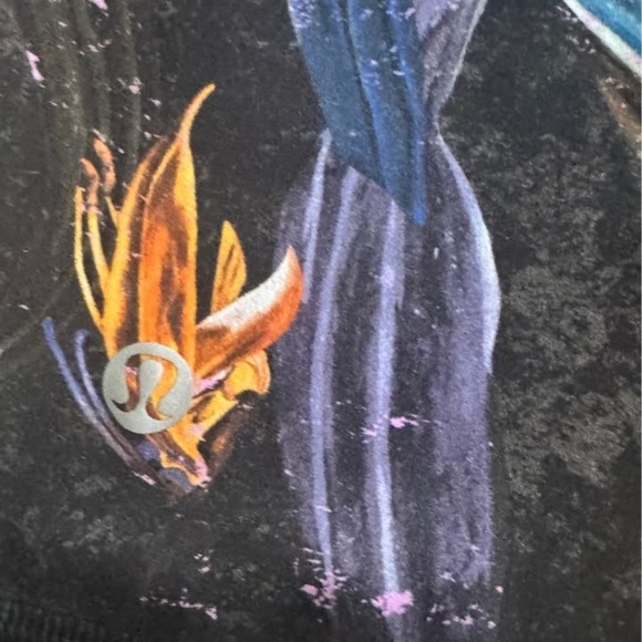 LULULEMON |SIZE 10| Wunder Train High-Rise Short 6" | Veiled Floral Black Multi - Picture 3 of 8